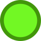 Lime green dot